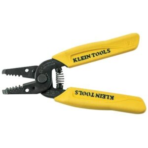 Wire Stripper/Cutter, 10 to 18 AWG, 6-1/4 in, Yellow