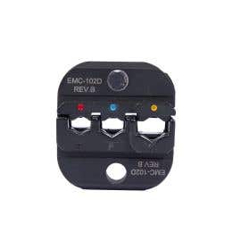 Die Set w/ Locator, RBY- .082"/ .096"/ .132" Confined Crescent for R/B/Y Insulated Terminals - Use with EMC3300