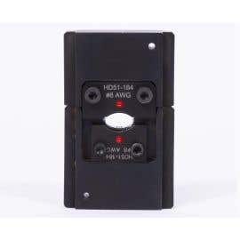 HD51 Die Set - .204 Confined Crescent for #8 AWG Insulated Terminals Functionally Equiv. to TE1490597 & TE47820