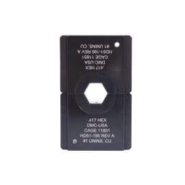 HD51 Die Set - .417 Hex for #1 Uninsulated Copper Lugs & Splices w/ Alignment Pins