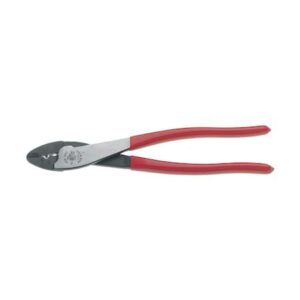 Crimping and Cutting Tool for Connectors, 10 to 22 AWG, 9-3/4 in, Red