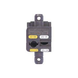 Y Die Set - .136 & .100 Confined Crescent Pre-Insulated Terminal Crimp 26-10 AWG