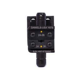 Adjustable Y Die Set - .088 Confined Crescent for Insulated Terminals 26-24 AWG